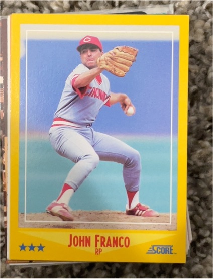 1988 Score #535 John Franco — front