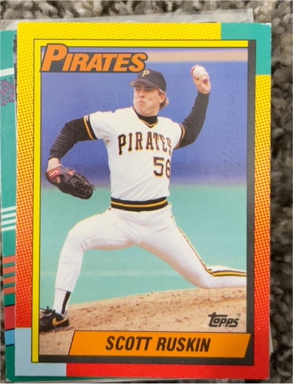 1990 Topps Traded #106T Scott Ruskin — front