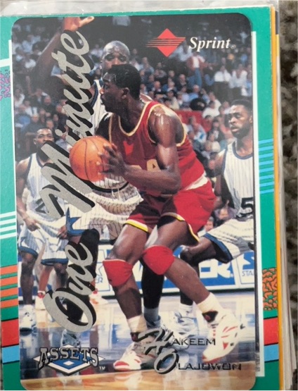 1994 Classic Assets #NNO Hakeem Olajuwon — front