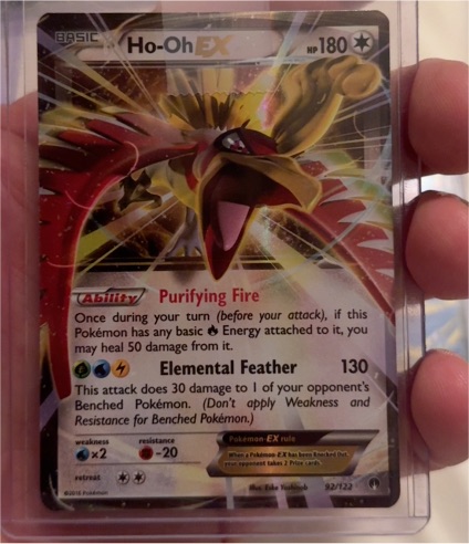2016 Pokémon XY Breakpoint #92 Ho-Oh EX — front