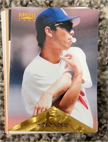 1996 Pinnacle #131 Hideo Nomo — front