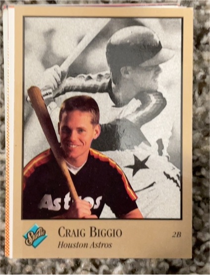 1992 Leaf Studio #32 Craig Biggio — front