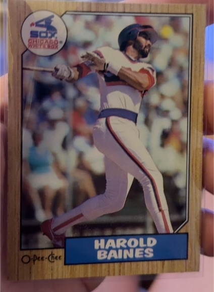 1987 O-Pee-Chee #309 Harold Baines — front