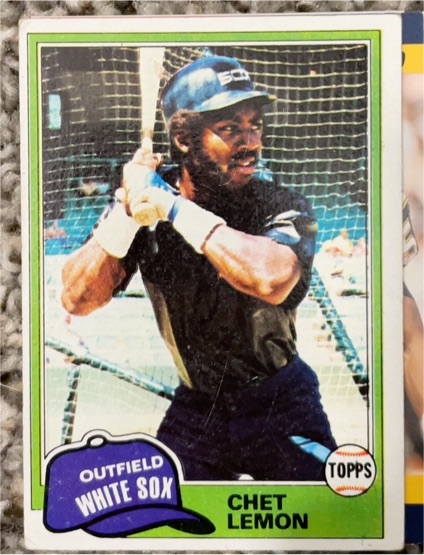 1981 Topps #242 Chet Lemon — front