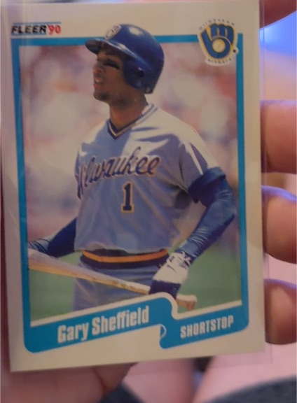 1990 Fleer #336 Gary Sheffield — front
