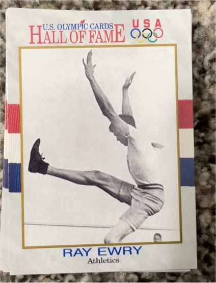 1991 Impel U.S. Olympicards Hall of Fame #13 Ray Ewry — front