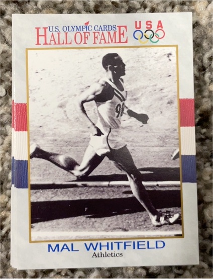 1991 Impel U.S. Olympic Hall of Fame #39 Mal Whitfield — front
