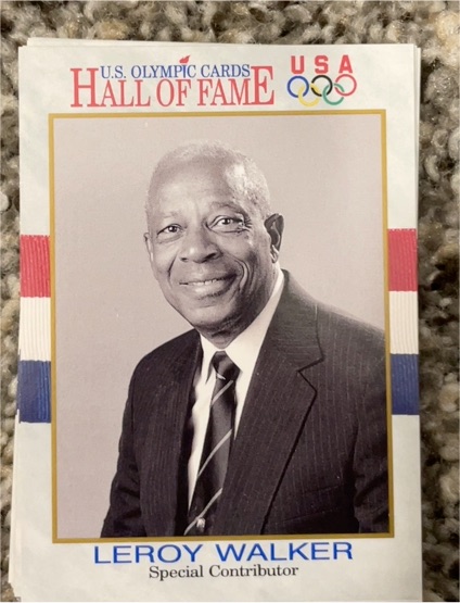 1991 Impel U.S. Olympic Hall of Fame #76 Leroy Walker — front