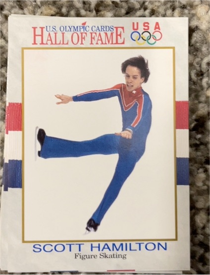 1991 Impel U.S. Olympicards Hall of Fame #46 Scott Hamilton — front