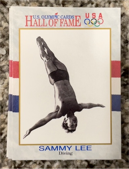 1991 Impel U.S. Olympicards Hall of Fame #49 Sammy Lee — front