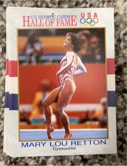 1991 Impel U.S. Olympic Hall of Fame #27 Mary Lou Retton — front