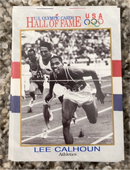 1991 Impel U.S. Olympic Hall of Fame #81 Lee Calhoun — front