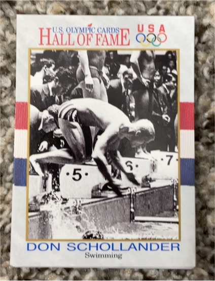 1991 Impel U.S. Olympic Hall of Fame #10 Don Schollander — front