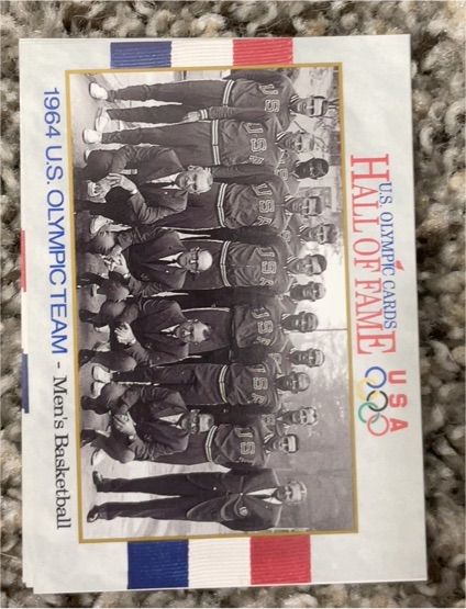 1991 Impel U.S. Olympic Hall of Fame #59 1964 US Olympic Team Men's Basketball — front