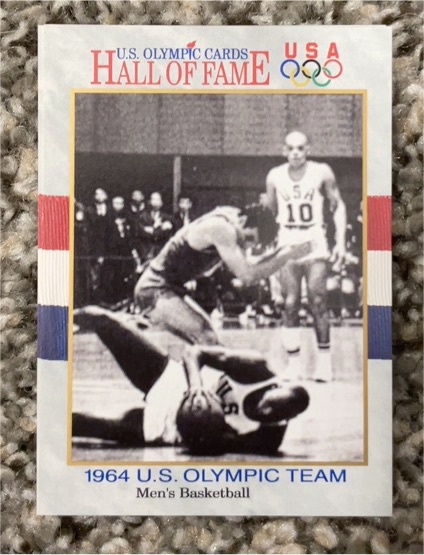 1991 Impel U.S. Olympic Hall of Fame #56 1964 U.S. Olympic Basketball Team USA — front