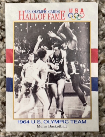 1991 Impel U.S. Olympic Hall of Fame #57 1964 US Olympic Basketball Team — front