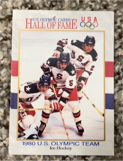 1991 Impel U.S. Olympicards Hall of Fame #62 1980 U.S. Olympic Team Ice Hockey — front
