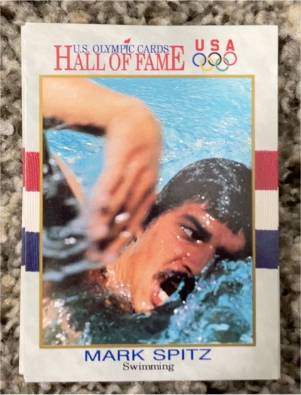 1991 Impel U.S. Olympic Hall of Fame #2 Mark Spitz — front