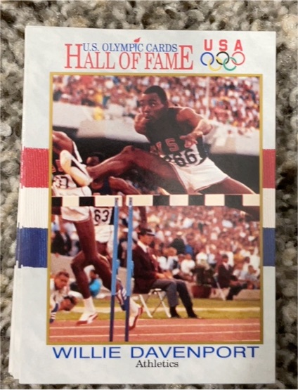 1991 Impel U.S. Olympicards Hall of Fame #83 Willie Davenport — front