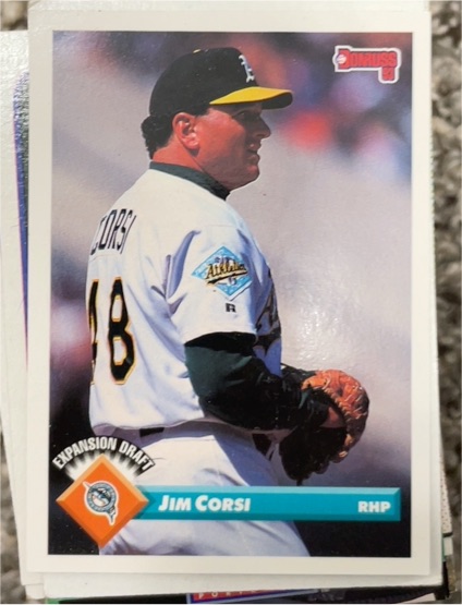 1993 Donruss #741 Jim Corsi — front