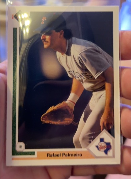 1991 Upper Deck #474 Rafael Palmeiro — front