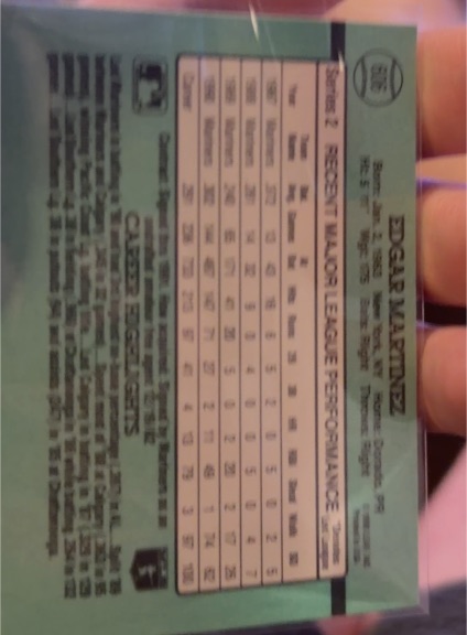 1991 Donruss #606 Edgar Martinez — front