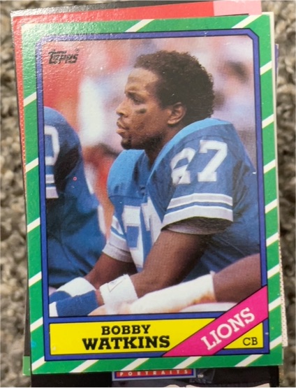 1986 Topps #253 Bobby Watkins — front