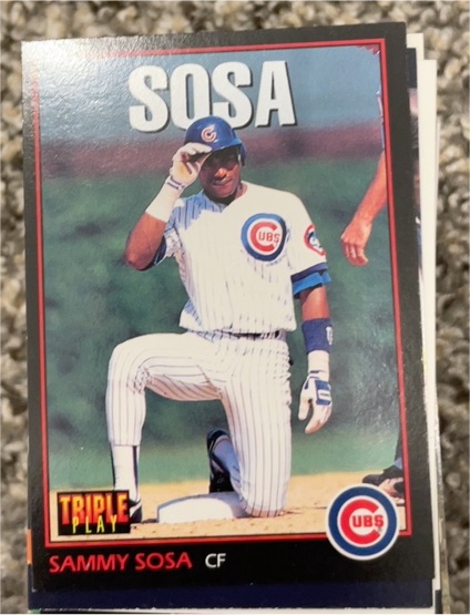 1993 Donruss Triple Play #151 Sammy Sosa — front
