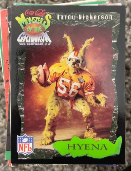 1994 Classic Pro Line Coca-Cola Monsters of the Gridiron #29 Hardy Nickerson — front