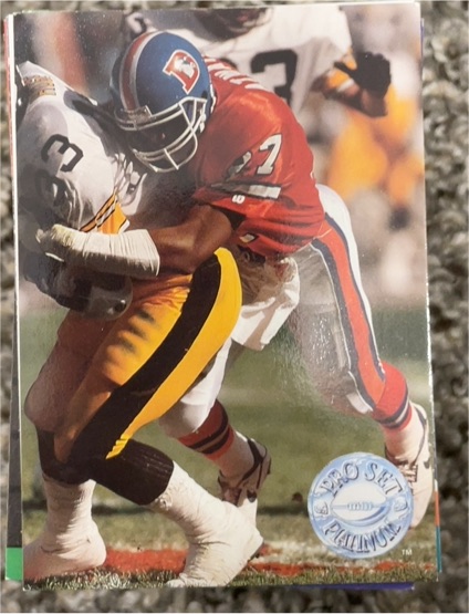 1991 Pro Set Platinum #180 Steve Atwater — front