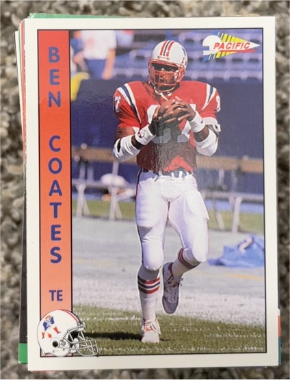 1992 Pacific #196 Ben Coates — front