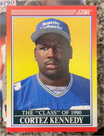 1990 Score #616 Cortez Kennedy — front