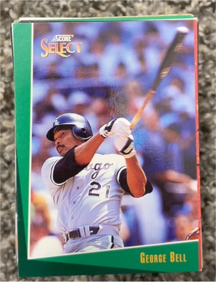 1993 Score Select #100 George Bell — front