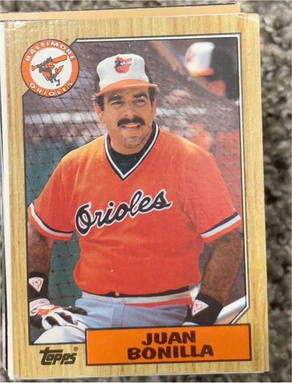 1987 Topps #668 Juan Bonilla — front