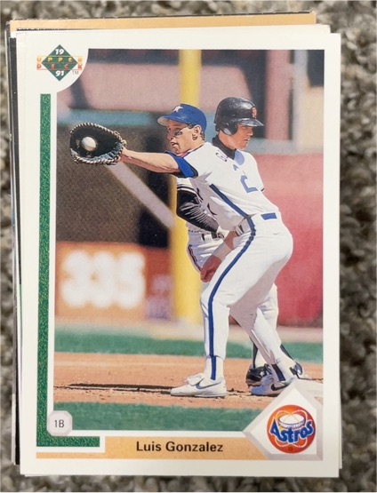 1991 Upper Deck #567 Luis Gonzalez — front