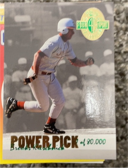 1993 Classic Four Sport Power Pick Bonus #PP16 Brooks Kieschnick — front
