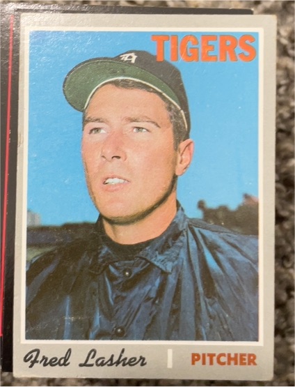 1970 Topps #356 Fred Lasher — front