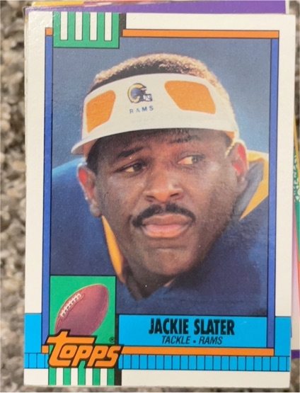 1990 Topps #69 Jackie Slater — front