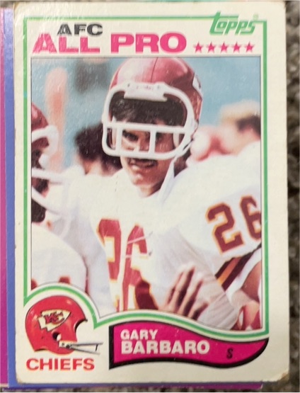 1982 Topps #110 Gary Barbaro — front