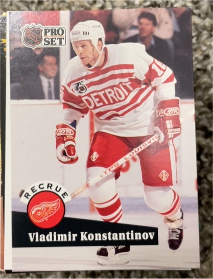 1991-92 Pro Set #533 Vladimir Konstantinov — front