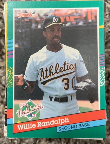 1991 Donruss #766 Willie Randolph — front