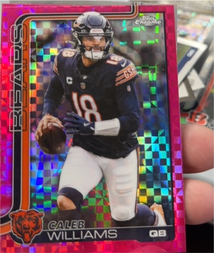 2025 Topps Chrome #52 Caleb Williams — front