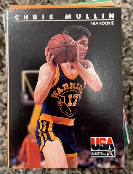 1992 SkyBox USA #56 Chris Mullin — front