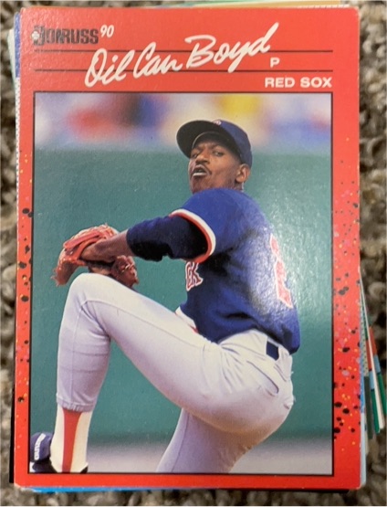 1990 Donruss #633 Oil Can Boyd — front