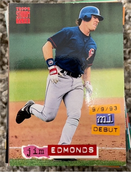 1994 Topps Stadium Club #603 Jim Edmonds — front
