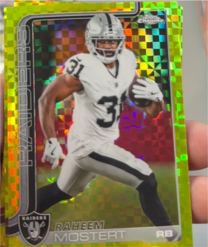 2025 Topps Chrome #182 Raheem Mostert — front