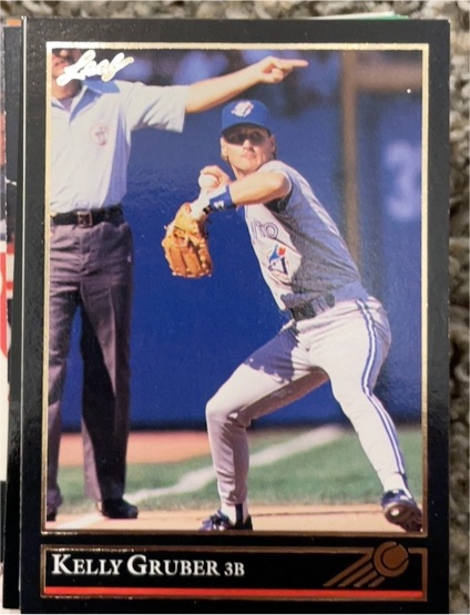 1992 Leaf Black Gold #27 Kelly Gruber — front
