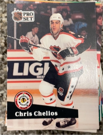 1991-92 Pro Set #278 Chris Chelios — front