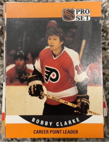 1990-91 Pro Set #651 Bobby Clarke — front