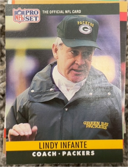 1990 Pro Set #116 Lindy Infante — front